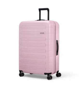 American Tourister Stor kuffert Novastream Spinner pink