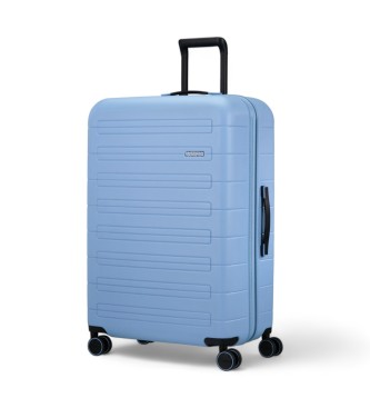 American Tourister Velik raztegljiv kovček Novastream Spinner 77 blue