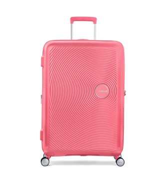 American Tourister Grote Soundbox Spinner Koraal hardcase