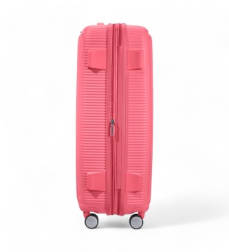 American Tourister Duży futerał Soundbox Spinner Coral