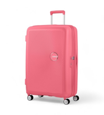 American Tourister Duży futerał Soundbox Spinner Coral