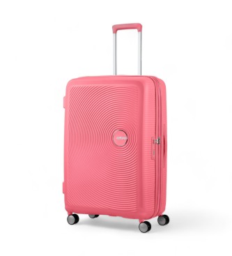 American Tourister Duży futerał Soundbox Spinner Coral