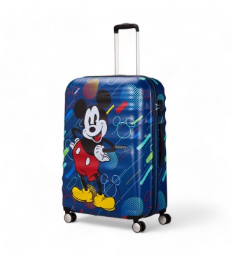 American Tourister Wavebreaker Disney Large Hard Suitcase Bleu