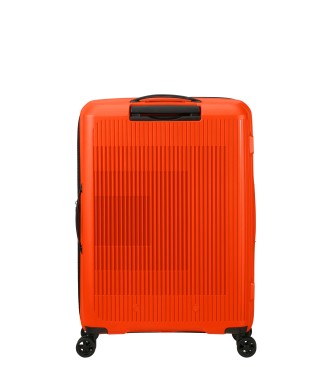 American Tourister Średnia rozszerzalna walizka twarda Aerostep o pojemności do 72,5 l, pomarańczowa