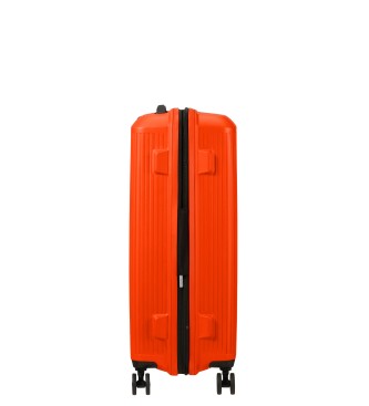 American Tourister Maleta mediana expandible Aerostep rgida con capacidad hasta 72,5 L naranja