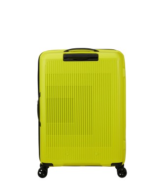 American Tourister Valise rigide extensible de taille moyenne Aerostep avec une capacit allant jusqu' 72,5 L vert