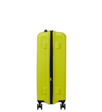 American Tourister Aerostep middelgrote uitbreidbare harde koffer met een inhoud tot 72,5 L groen