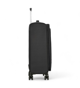American Tourister Crosstrack Spinner medium soft suitcase grey