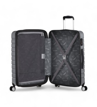 American Tourister Flashline medium hard suitcase grey