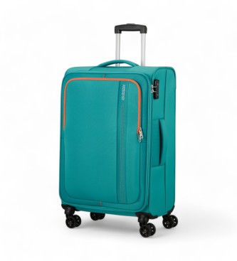 American Tourister Średnia walizka Sea Seeker niebieska