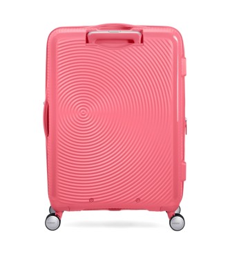 American Tourister Medium Coral Soundbox Spinner hardcase