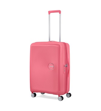 American Tourister Medium Coral Soundbox Spinner hardcase