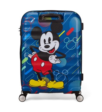 American Tourister Wavebreaker Disney medium hard suitcase blue 