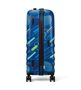American Tourister Wavebreaker Disney medium harde koffer blauw 