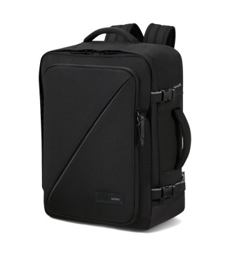 American Tourister Mochila Take2cabin M macia com 38,5 L de capacidade. preto