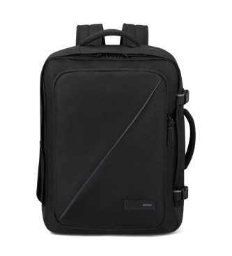 American Tourister Mochila Take2cabin M macia com 38,5 L de capacidade. preto