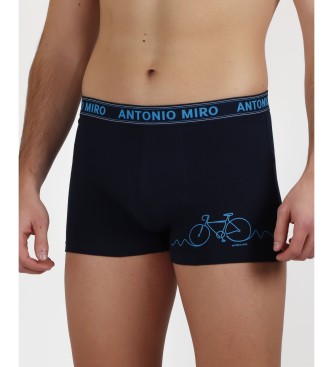 Antonio Miro Pack 2 Boxers Bikes Noir, Bleu