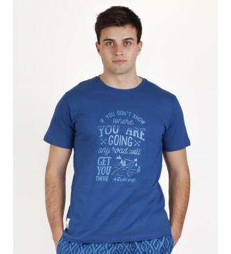 Antonio Miro T-shirt bleu 