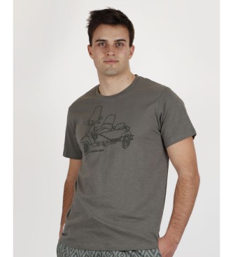 Antonio Miro Camiseta Sidecar gris