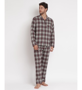 Antonio Miro ben pyjamas med lange rmer Cobblestone beige