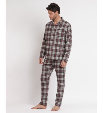 Antonio Miro ben pyjamas med lange rmer Cobblestone beige