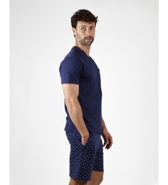Antonio Miro Pyjama de voyage à manches courtes pour hommes