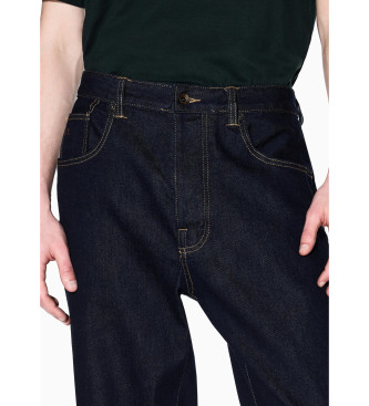 Armani Exchange Modre kavbojke s petimi žepi