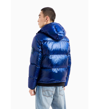 Armani Exchange Blue feather coat