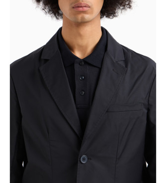 Armani Exchange Enkelknppt kavaj marinbl