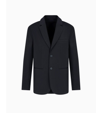 Armani Exchange Enkelknppt kavaj marinbl