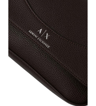 Armani Exchange Bolsa de ombro Col castanha