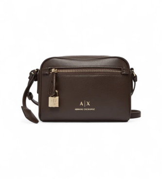 AIX Armani Exchange Sac  bandoulire marron avec logo