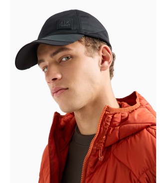 Armani Exchange Baseballska kapa črna