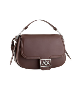 Armani Exchange Saco de ombro castanho