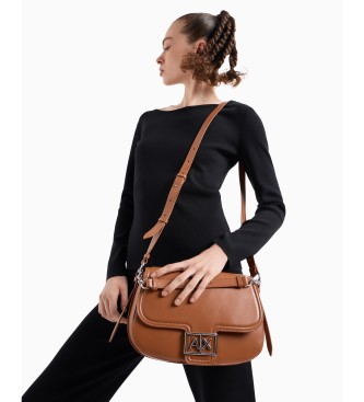 Armani Exchange Borsa a tracolla marrone