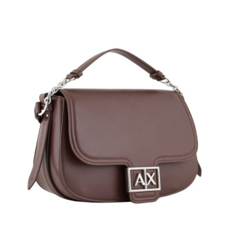 Armani Exchange Saco de ombro castanho