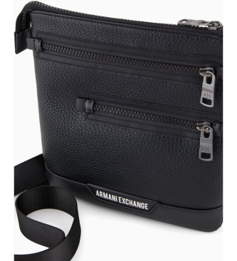 Armani Exchange Schwarze Umhngetasche