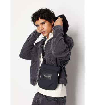 Armani Exchange Nylon shoulder bag black