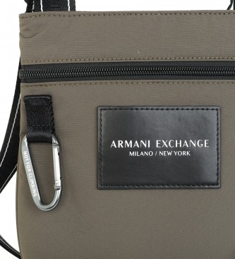 Armani Exchange Nylon Umhngetasche grn