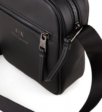 Armani Exchange Print shoulder bag black