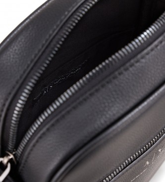 Armani Exchange Print shoulder bag black