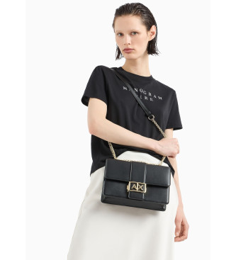 Armani Exchange Borsa a catena nera