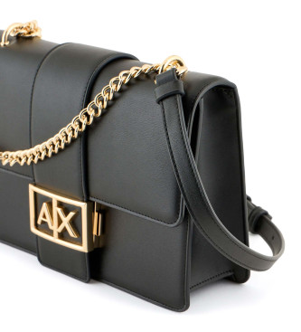 Armani Exchange Borsa a catena nera