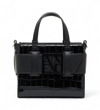 Armani Exchange Saco Coco com logtipo preto