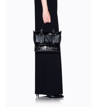 Armani Exchange Saco Coco com logtipo preto