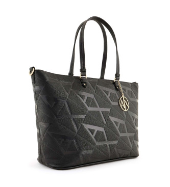 Armani Exchange Borsa quadrata nera