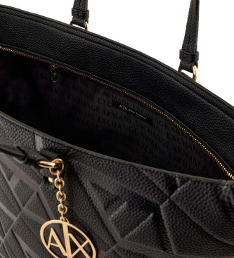 Armani Exchange Borsa quadrata nera