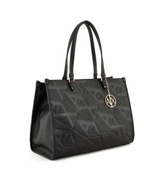 Armani Exchange Borsa Forma Nera