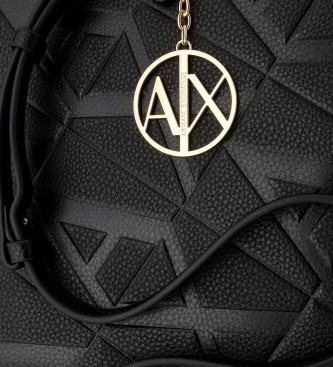 Armani Exchange Borsa Forma Nera