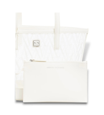 Armani Exchange Weie Journal-Tasche